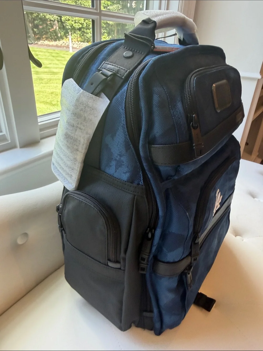 Tumi Navy & Black Los Angeles Dodgers Logo Backpack - Alpha 2